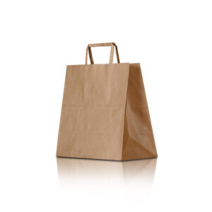 Recycled Paper Brown Shopping Bag – Small