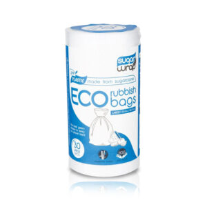 Eco Rubbish Bags Made From Sugarcane – Large 35L 30