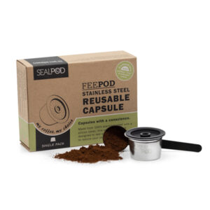 Reusable Coffee Capsule Starter Kit With 100 Paper Filters