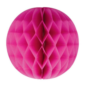 HoneyComb Tissue Pom Poms – Pink – 1 pcs