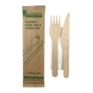 Wooden-knife-fork-napkin-set-biodegradable