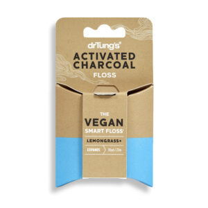 Smart Vegan Dental Floss Activated Charcoal & Lemongrass 27m